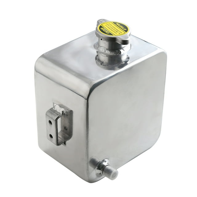 Tanque de recuperación de expansión de desbordamiento de cabezal de refrigerante de agua de aluminio universal 2L