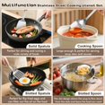 thumbnail image 2 of Set de utensilios de cocina MemoGem de acero inoxidable, 4 piezas, 2 of 7