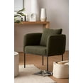 thumbnail image 2 of Bouclair Fauteuil d'Appoint en Tissu Kaki et Métal, 2 of 9