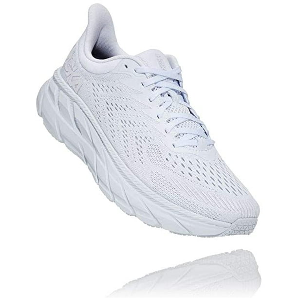 hoka leather white