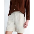 thumbnail image 4 of Free Assembly Men's Linen Blend Pleated Shorts, 7.75" Inseam Sizes 30-40, 4 of 6