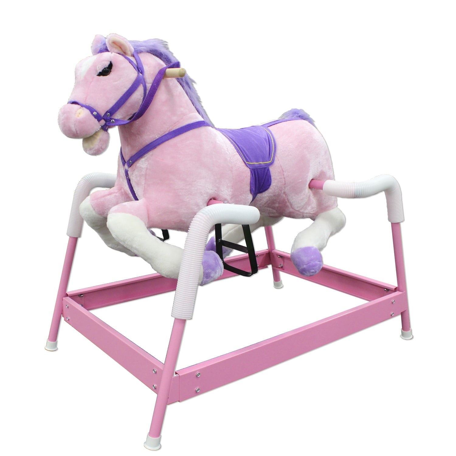 pink spring horse