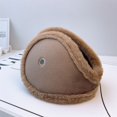thumbnail image 1 of Orejeras de invierno para hombre, orejeras de felpa para exteriores, orejeras cálidas, orejeras agrandadas para hombre, orejeras para montar, orejeras de felpa de invierno, 1 of 6