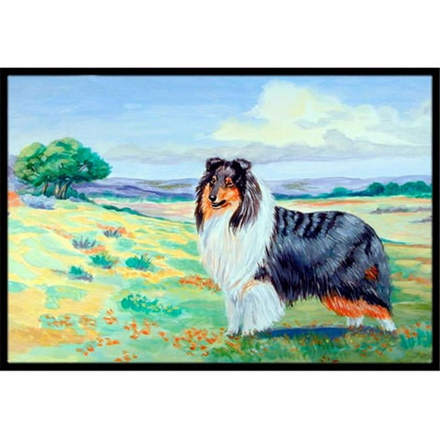 Carolines Treasures 7140MAT Tapis Intérieur Extérieur 18 x 27 Po. Collie