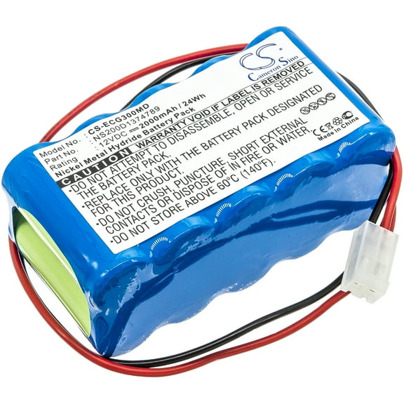 Battery for Biocare ECG-101 ECG-101G ECG-300 ECG300G Cardipia 800C NS200D1374789