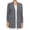 Gray, variant on YEMAK Women's Long Sleeve Two Pocket Draped Open Front Sweater Cardigan Jacket HK8189-GRY-M/L
