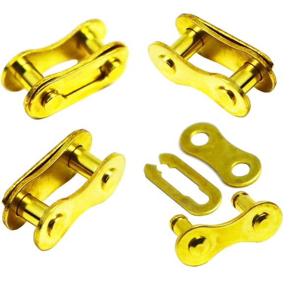 4 Pairs Bicycle Missing Link 1 Speed Chain Reusable Steel Bike Chain Link