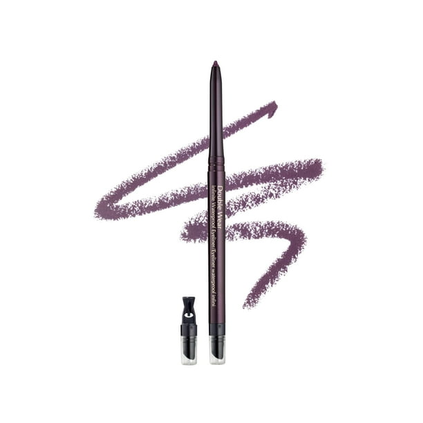Lápiz delineador de ojos Estée Lauder Double Wear Infinite de larga duración y resistente al agua | Incluye sacapuntas incorporado, 06 Deep Plum