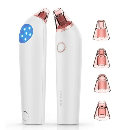 Blackhead Remover Vacuum Pore Cleaner,XPREEN IPL Lights Facial Pore Cleaner Vacuum Suction Facial Blackhead Removal Cleansing Tool Black Heads Extraction For Women and (Best Pore Remover Product)
