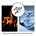 thumbnail image 4 of 24 Calibre Silicona Cable 24AWG Eléctrico Cable Trenzado Cable Flexible Estañado Cobre Cable Alta Temperatura Conexión Cable 5 Color 3,0 m/10 Pies 5uds, 4 of 7