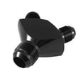 thumbnail image 6 of Black Aluminum Alloy Y Shape Block Splitter Fuel Fitting Adapter 12AN to AN8 to AN8 Male Thread, 6 of 6