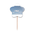 thumbnail image 1 of Cloud Air Plane Art Deco  Fashion Toothpick Flags Star Lable Cupcake Picks, 1 of 3