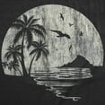 thumbnail image 2 of Womens Funny T Shirts Moon Beach Vacation Novelty Graphic Tee for Ladies Womens Graphic Tees, 2 of 9