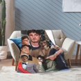 thumbnail image 5 of Blanket Jacob Elordi Soft and Comfortable Wool Fleece Throw Blankets Gift for Home Decoration Sofa Office car Camping Yoga Travel Home Decoration Cozy Plush Beach, 5 of 6