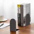 thumbnail image 5 of Naloa Vintage Sketch Autumn Plants Wood Non-Skid Bookend for Shelves,Book Ends for Heavy Books, Book Stand for CDs,1 Pair, 5 of 7