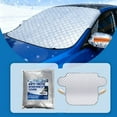thumbnail image 4 of Herramientas y mejoras para el hogar Parabrisas de coche Protector de nieve y escarcha Cubierta de invierno con revestimiento plateado Protector de parabrisas antinieve Protector de nieve para vidrios, 4 of 9
