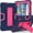 Navyblue+Rose, variant on ELEHOLD Rugged Hybrid Case for Amazon Fire 7 Tablet (12th Gen, 2022), Tri-Layers Hard PC Soft Silicone Hidden Kickstand Anti-Scratch Shockproof Heavy Duty Case for Kids Men Women,Black+Blue