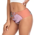 thumbnail image 2 of Balery Flamingo Riding a Bicycle Ropa Interior de Algodón para Mujer con Dibujo – Braguitas Cómodas y Elásticas, Estilo Clásico-Medium, 2 of 6