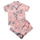 thumbnail image 1 of Conjuntos de Pijama de Mujer Ropa de Dormir de Manga Corta Moda Casual Impreso Turn-Down Tops Pantalones Cortos Conjunto de Ropa de Dormir Odeerbi  ODB120488, 1 of 7