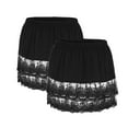 thumbnail image 1 of Gibobby mini faldas de tul femenino Scared Plus Trim Extender PCs estirado 2 accesorios con capas de mitad de tamaño(Negro, M), 1 of 5