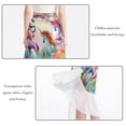 thumbnail image 2 of Unicorn Stylish Chiffon Summer Beach Dress - Women's Fashionable Polyester Strap Sun Dress, 2 of 6