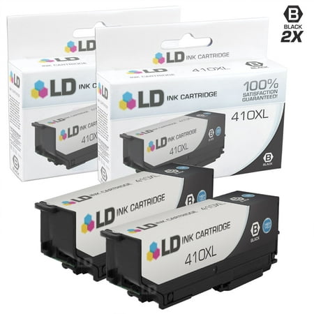 LD Compatible Epson 410 / 410XL / T410XL020 Set of 2 HY Black Cartridges for use in Expression XP-530, Expression XP-630, Expression XP-635, Expression XP-640 & Expression
