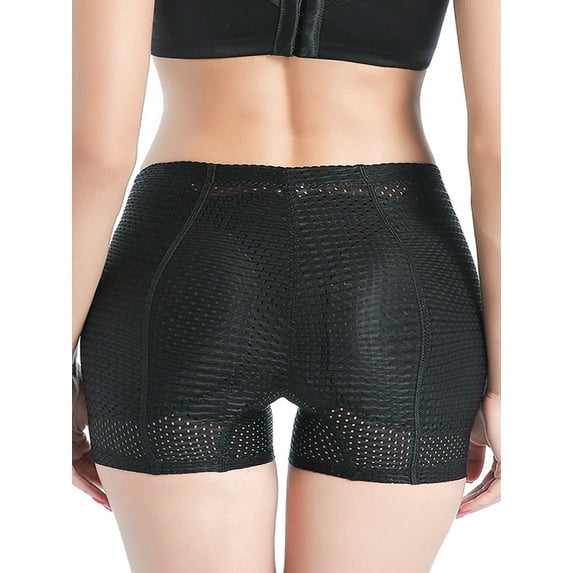 FUTATA Women's Butt Lifting Shorts Fixed Pads Butt Hip Enhancer Shapewear Boyshorts Panties