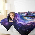 thumbnail image 4 of Manfei Beauty Colorful Galaxy Bedding Comforter Set,Starry Sky Twin Comforter Sets,Modern Aesthteic Art Bedding Set For Girls Kids,Microfiber Bedroom Decor Reversible,2pcs, 4 of 8