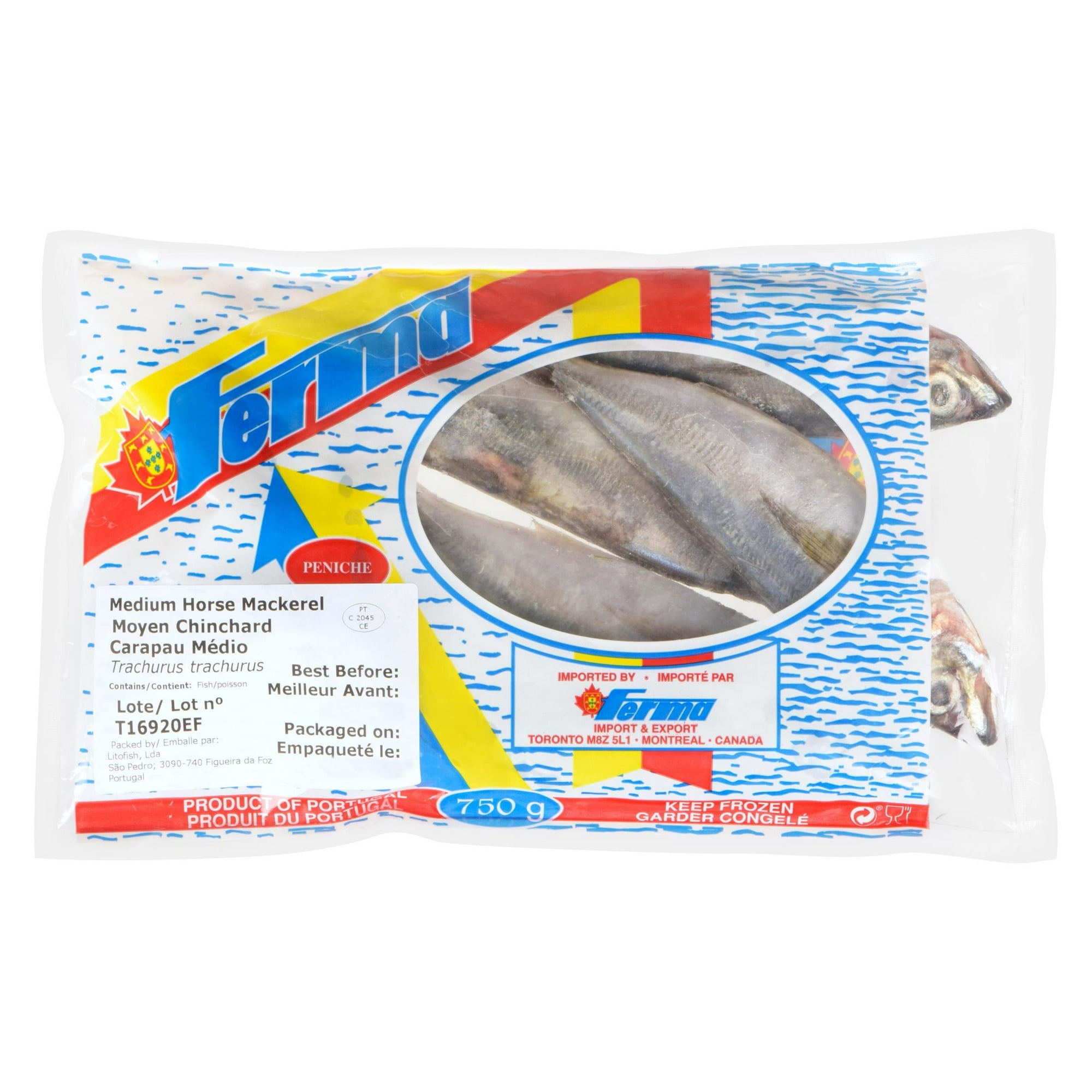 Ferma Frozen Horse Mackerel, sell quantity 750g