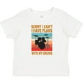 thumbnail image 3 of Inktastic Drummer Funny Retro Plans With My Drums Boys or Girls Baby T-Shirt, 3 of 5