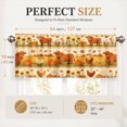 thumbnail image 3 of SPXUBZ Farm Animal Window Valance Curtain Country Style Chicken Cow Pattern Rod Pocket Short Curtain for Kitchen Farmhouse Home Decor, 3 of 5