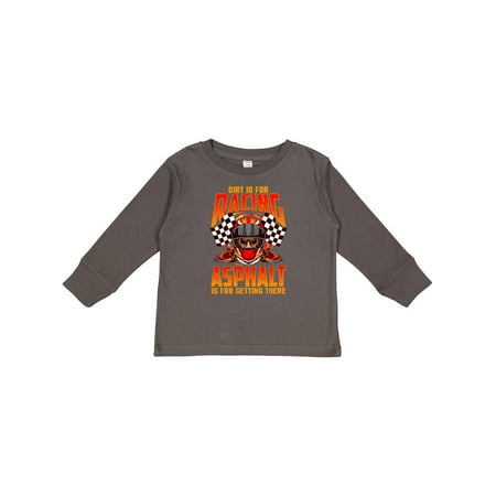 

Inktastic Dirt Biking Motocross Racing Gift Toddler Boy Girl Long Sleeve T-Shirt