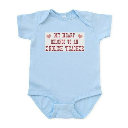 

CafePress - Belongs To English Teacher Infant Bodysuit - Baby Light Bodysuit Size Newborn - 24 Months