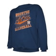 thumbnail image 2 of Men's Stitches Navy Houston Astros Lightweight Crew Sweatshirt, 2 of 3