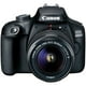 Canon EOS 4000D / Rebel T100 DSLR Appareil Photo 18MP avec Objectif Zoom 18-55mm EF-S + Carte Mémoire SanDisk 32 Go + Trépied + Pack d'Accessoires ZeeTech – image 5 sur 8