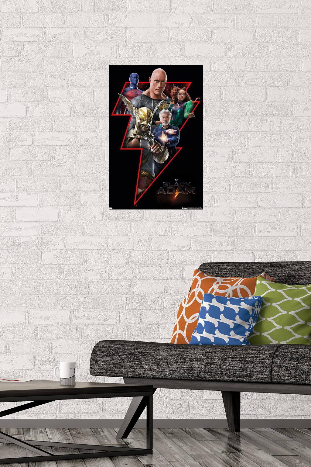 DC Comics Movie Black Adam - Group Wall Poster, 14.725" x 22.375"