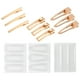 thumbnail image 1 of 12 moldes de silicona para hacer tú mismo y juego de pinzas para el cabello de resina epoxi, molde para joyería, 1 of 7