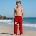 thumbnail image 6 of Boys Cartoon Print Pants with Pockets, Joggers for Kids Soft Stretchy Fabric, Graphic Sweatpants for Kids Youth Boys Casual Loungewear Elastic Waist Red,Size 12 T, 6 of 9