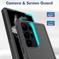 thumbnail image 6 of Military Grade TUFF Hybrid Armor Case for Samsung Galaxy S23 Ultra - Black, 6 of 11