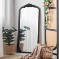 thumbnail image 6 of Arch Mirror Full-Length Mirror Vintage Decorative Mirror,64"*22",Black, 6 of 6