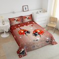 thumbnail image 4 of Ladybug Comforter Set Red Sequin Fluid Art Down Comforter,Crystal Diamond Bedding Sets Full,Ladybird Bugs Pattern Quilt Set Lady Beetle Watercolor Beetles Room Decor, 4 of 7