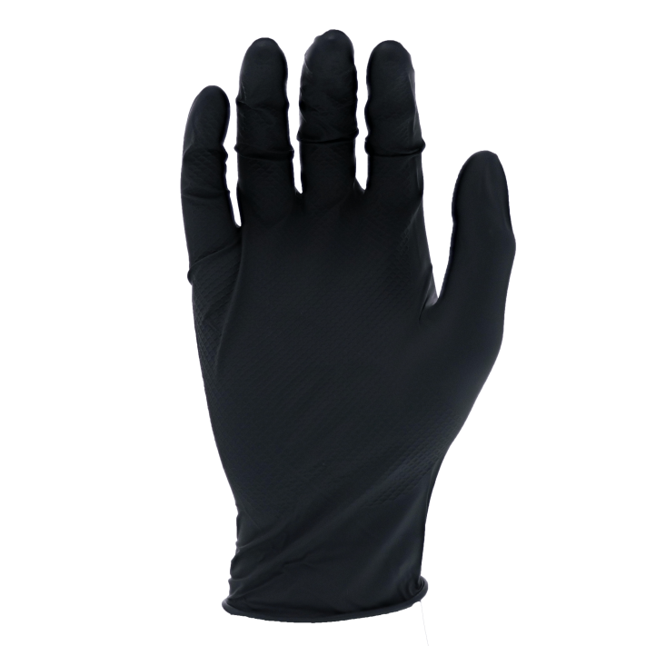 Grease Monkey Disposable Gloves Black Nitrile, Large, 2389006WM 100CT