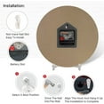 thumbnail image 5 of Bathroom Clock for Wall Farmhouse Decoration for Toliet Guest Washroom Battery Operated Silent Clocks Movement 10 Inches Non Ticking Room Decor, 5 of 5