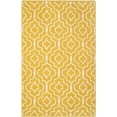 thumbnail image 2 of SAFAVIEH Cambridge Julian Geometric Wool Area Rug, Gold/Ivory, 6' x 9', 2 of 7