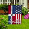 thumbnail image 3 of Flag American Half Dominican Flag Dominican American Friendship Dominican Republic U.S.A Proud Garden Flag, Double-Sided Decorative Outdoor Flag, Patriotic Polyester Yard Flag 12 x 18 in, 3 of 5