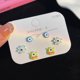 thumbnail image 1 of Uñas con forma de oreja de monstruo demonio, lindas, accesorios de Yiwu, puesto de joyería, uñas con forma de hueso de oreja, divertidos pendientes de aguja de plata con dibujos animados, 1 of 6