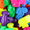 Neon Multi, variant on BeadTin Assorted Halloween Theme Pony Beads (4oz)