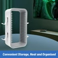 thumbnail image 4 of Game Disks Holder Organizer, Game Storage Tower Multifunctional Easy Installation  for Office White Pink,Grey,White Blue, 4 of 7