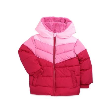

Swiss Tech Baby and Toddler Girl Heavyweight Puffer Jacket Sizes 12M-5T