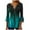 Green Tops for Women_h, variant on CYMMPU Women's Ombre Flowy Blouse 3/4 Length Sleeve Summer Fall Tunic Tops Business Work Blouses to Wear with Leggings V-Neck Elegant Blouse Shirts Casual 2025 Clothes Pink XXL